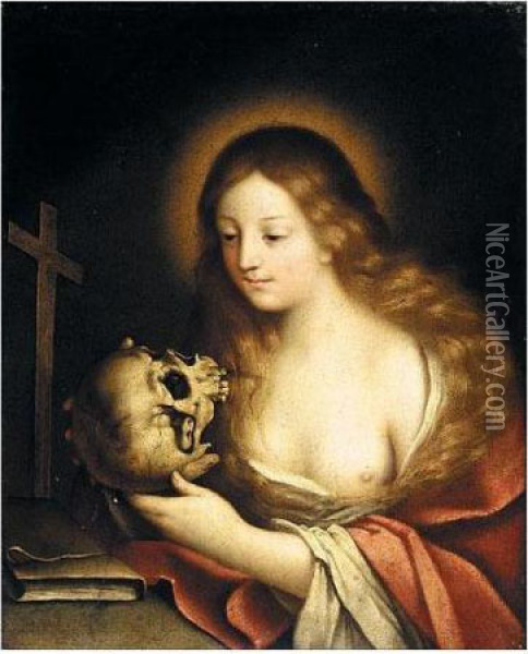 The Penitent Magdalene Oil Painting - Carlo Francesco Nuvolone