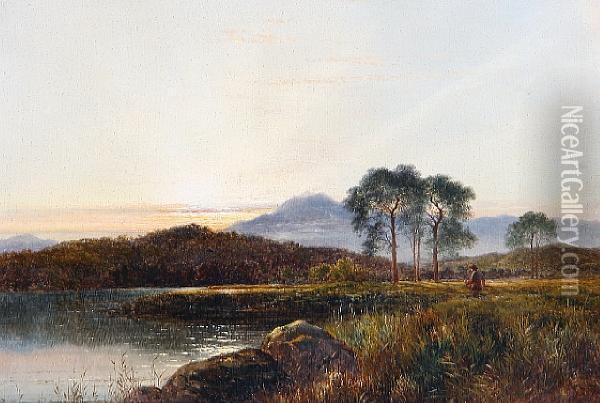 Highland Landscapes Oil Painting - Arthur Gilbert