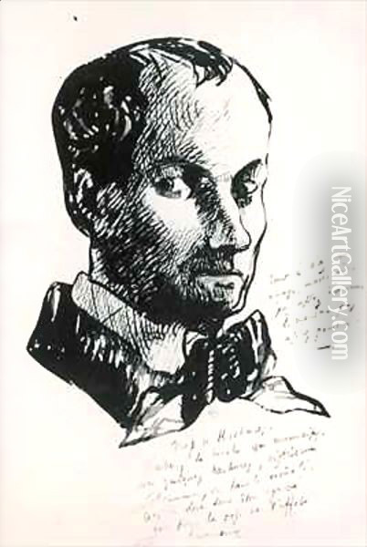 Self Portrait 2 Oil Painting - Charles Pierre Baudelaire