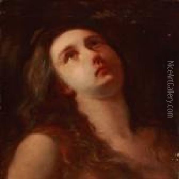 The Penitent Mary Magdalene Oil Painting - Guido Reni
