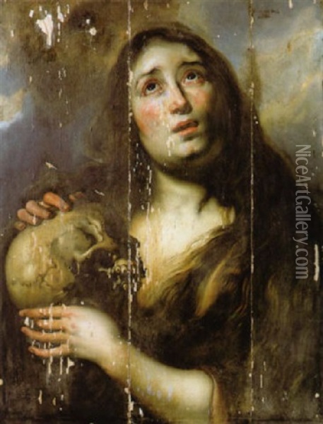 Sainte Madeleine Penitente Oil Painting - Jacob Jordaens