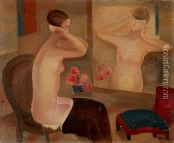 La Toilette Oil Painting - Alice Bailly