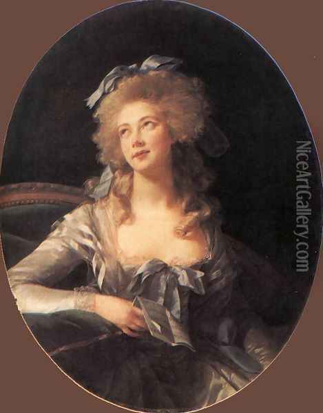 Portrait of Madame Grand 1783 Oil Painting - Elisabeth Vigee-Lebrun