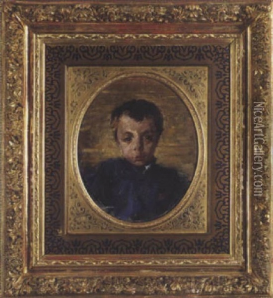 Portrat Eines Kleinen Jungen Oil Painting - Luigi Rossi
