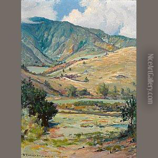 West Maui Mountains Oil Painting - David Howard Hitchcock