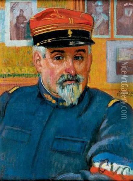 Portrait Du Capitaine Fontais Oil Painting - Maurice Denis