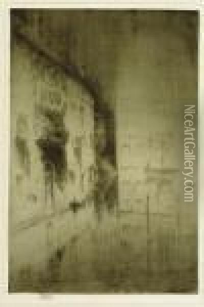 Nocturne: Palaces (k. 202) Oil Painting - James Abbott McNeill Whistler