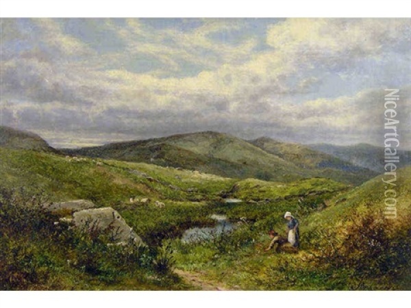 Untitled - The Highlands Oil Painting - Carl Brennir