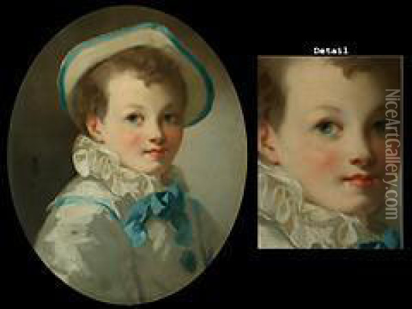 Kinderbildnis Oil Painting - Jean-Honore Fragonard
