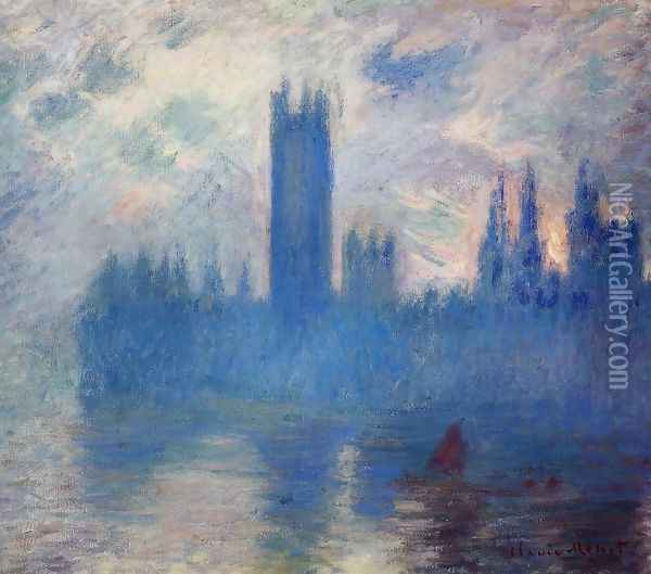 Houses of Parliament, Westminster Oil Painting - Claude Oscar Monet