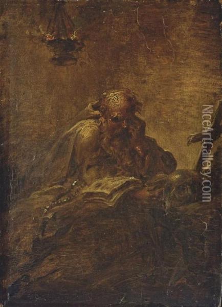 Saint Jerome Oil Painting - Jean-Honore Fragonard