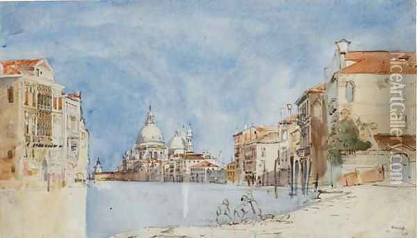 Vue du Grand Canal Venise Oil Painting - William Wyld