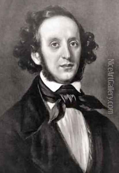Felix Mendelssohn Oil Painting - Magnus, Eduard