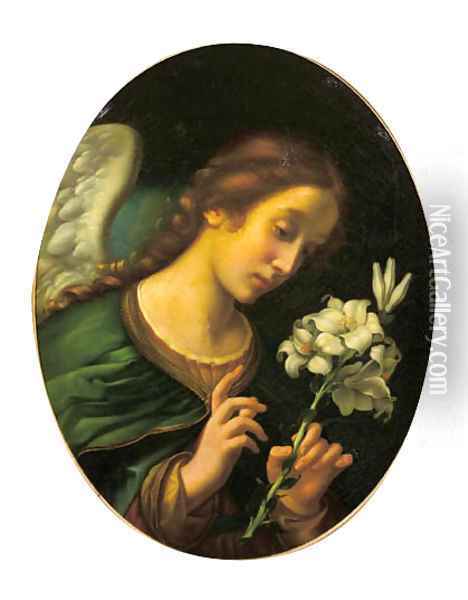 The Archangel Gabriel Oil Painting - Luigi Biagi