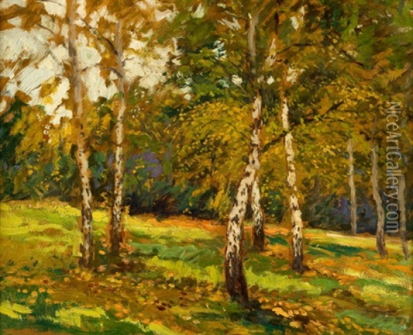 Brizky Oil Painting - Gustav Macoun