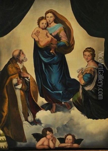 Christ Child Oil Painting - Joseph Malachy Kavanagh