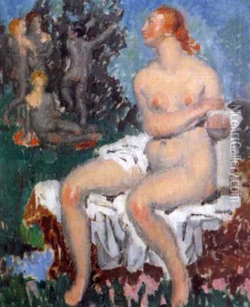 La Danse Oil Painting -  Marcel-Lenoir (Jules Oury)