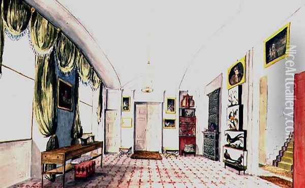 The Vestibule, Aynhoe, 1835 Oil Painting - Lili Cartwright