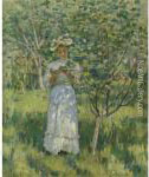 Sunlight And Shadows Oil Painting - Theodore Robinson