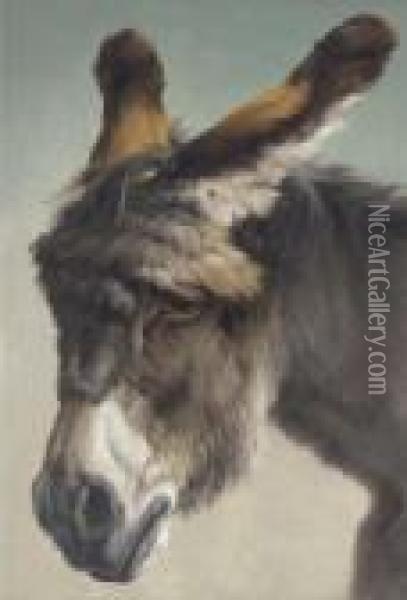 The Forlorn Donkey Oil Painting - Rosa Bonheur