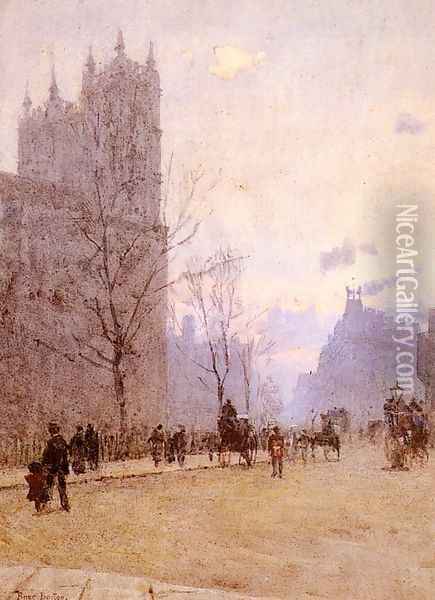 Westminster Abbey Oil Painting - Rose Barton