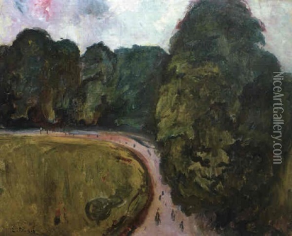 Park I Kosen Oil Painting - Edvard Munch