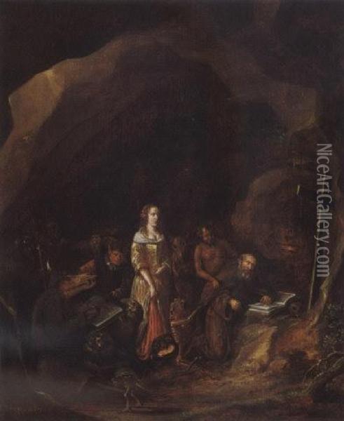Temptation Of St.anthony Oil Painting - Franciscus Carree