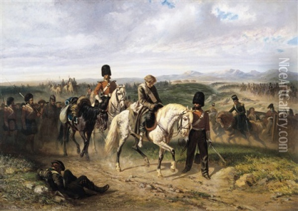 Na De Strijd - Tafereel Uit De Krimoorlog 1853-1856 Oil Painting - Jules Van Imschoot