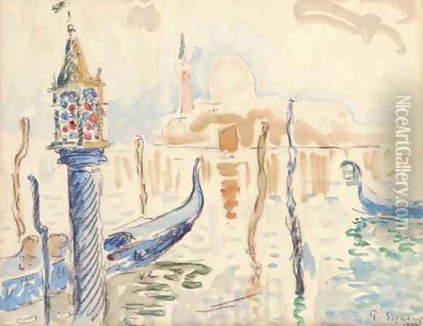 Vue de Venise Oil Painting - Paul Signac