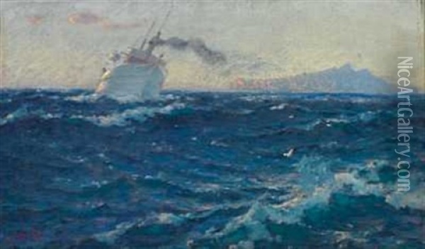 Marine Oil Painting - Carl Wilhelm Boeckman Barth