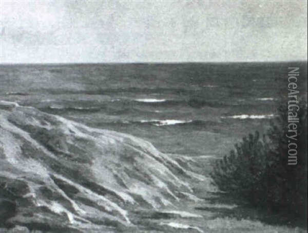 Seascape Oil Painting - Herman Rud Pardorf