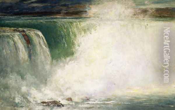 Niagara Falls I Oil Painting - William Morris Hunt