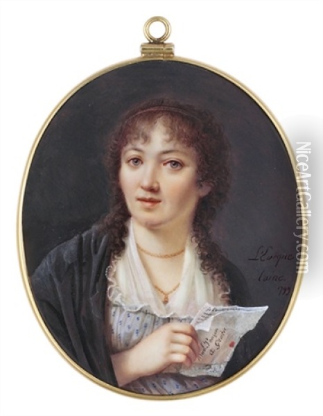 Madame Ponconhair Oil Painting - Henri Leveque
