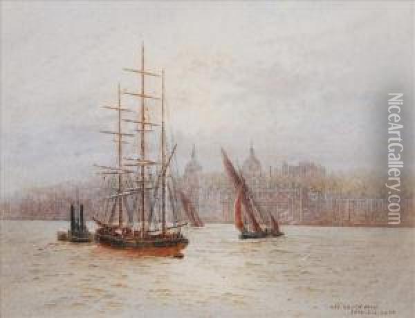 Offgreenwich Oil Painting - Frederick E.J. Goff
