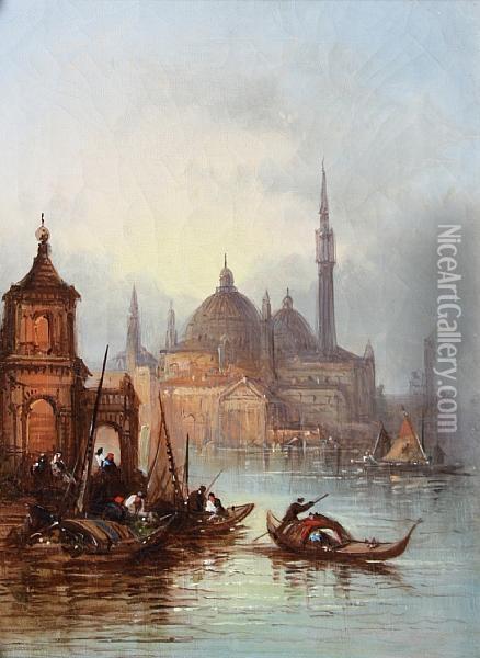 San Giorgio Maggiore, Venice Oil Painting - Henry John Foley