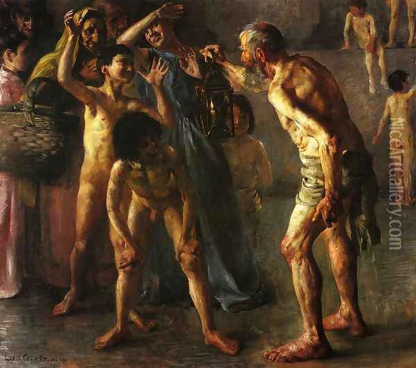 Diogenes Oil Painting - Lovis (Franz Heinrich Louis) Corinth