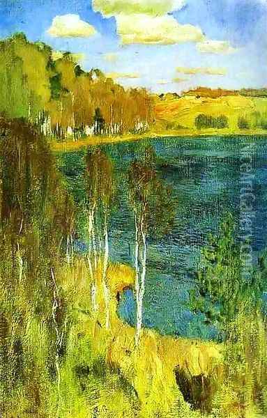 The Lake 1898 Oil Painting - Isaak Ilyich Levitan