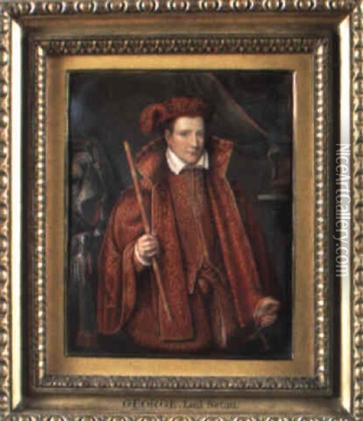 Portrait Of George Seton, 5th Lord Seton Oil Painting - Henry Bone