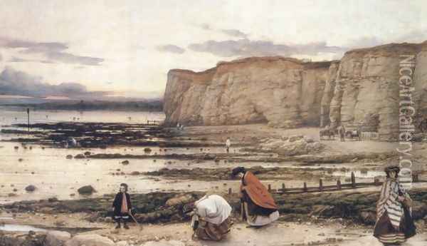 Recollection of Pegwell Bay Oil Painting - William Dyce