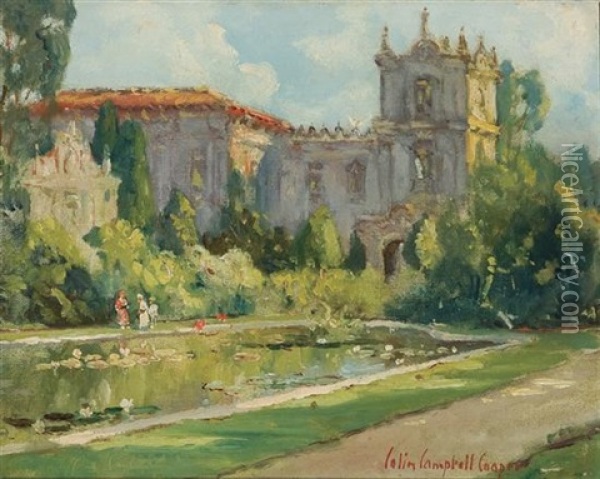 In Balboa Park, San Diego, California Oil Painting - Colin Campbell Cooper