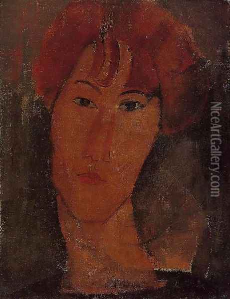 Portrait of Pardy Oil Painting - Amedeo Modigliani