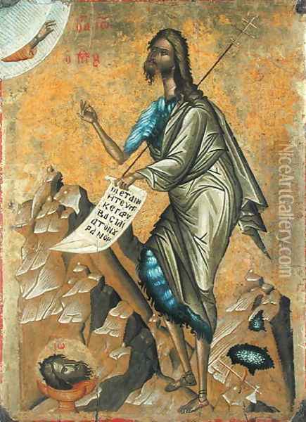 St. John the Baptist Oil Painting - Anonymous Artist