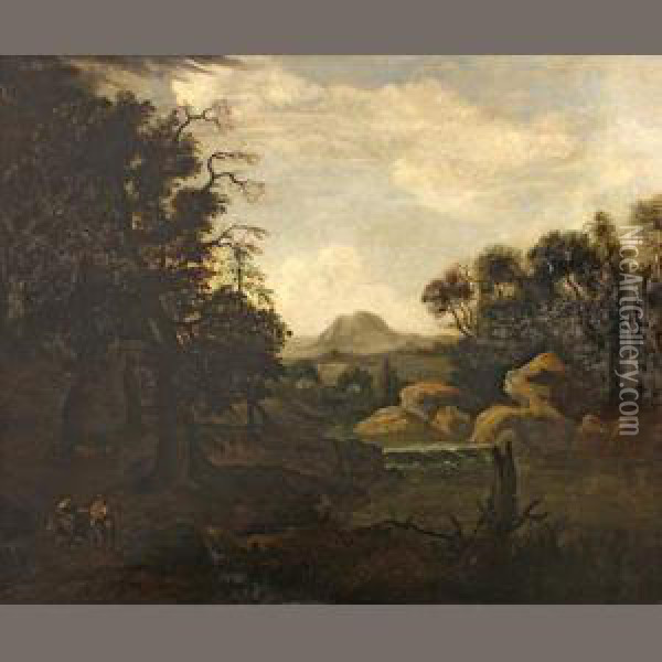 An Extensive Landscape Oil Painting - Jan Both