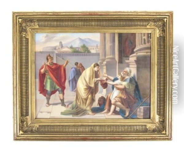Belisarius The Beggar Oil Painting - Jacques-Louis David