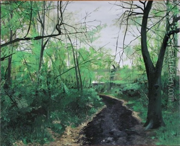 Scenes From The Passion, The Path Out Oil Painting - George Shaw