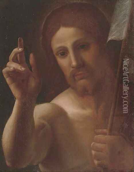 Christ Oil Painting - Alessandro Tiarini