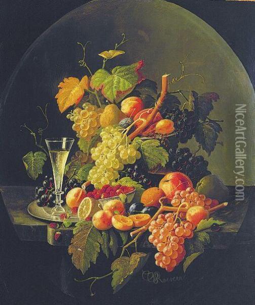 Nature's Bounty Oil Painting - Severin Roesen