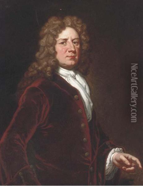 Portrait Of Thomas Oil Painting - Sir Godfrey Kneller