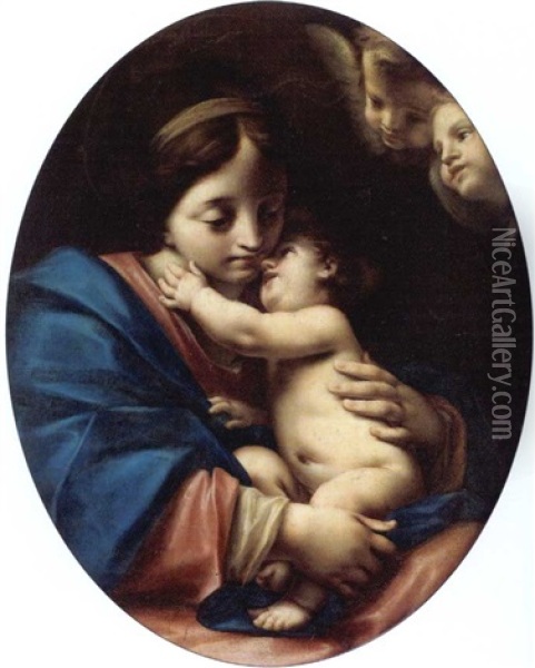 Madonna Mit Kind Oil Painting - Benedetto Luti