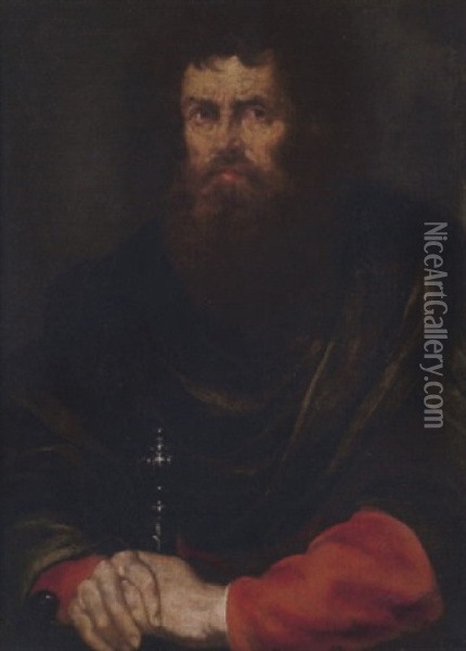 Der Apostel Paulus Oil Painting - Jusepe de Ribera